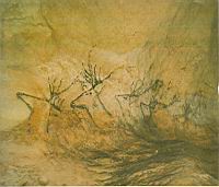 Lascaux, Cervides traversant une riviere
